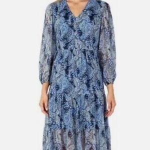 Joie Paisley Hi-Low Dress